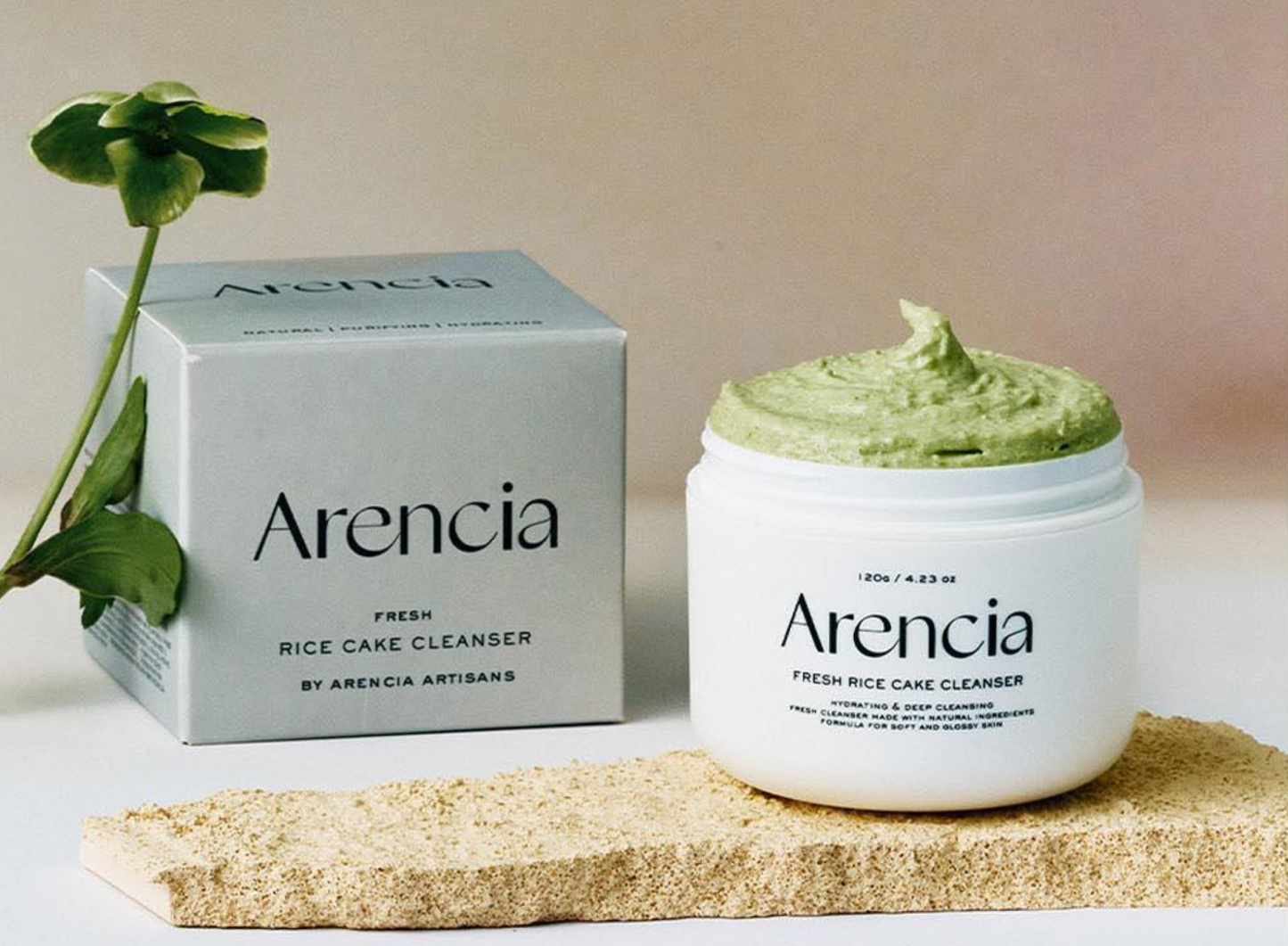 ARENCIA | Limpiador Fresh Green Rice Mochi Cleanser - 120g