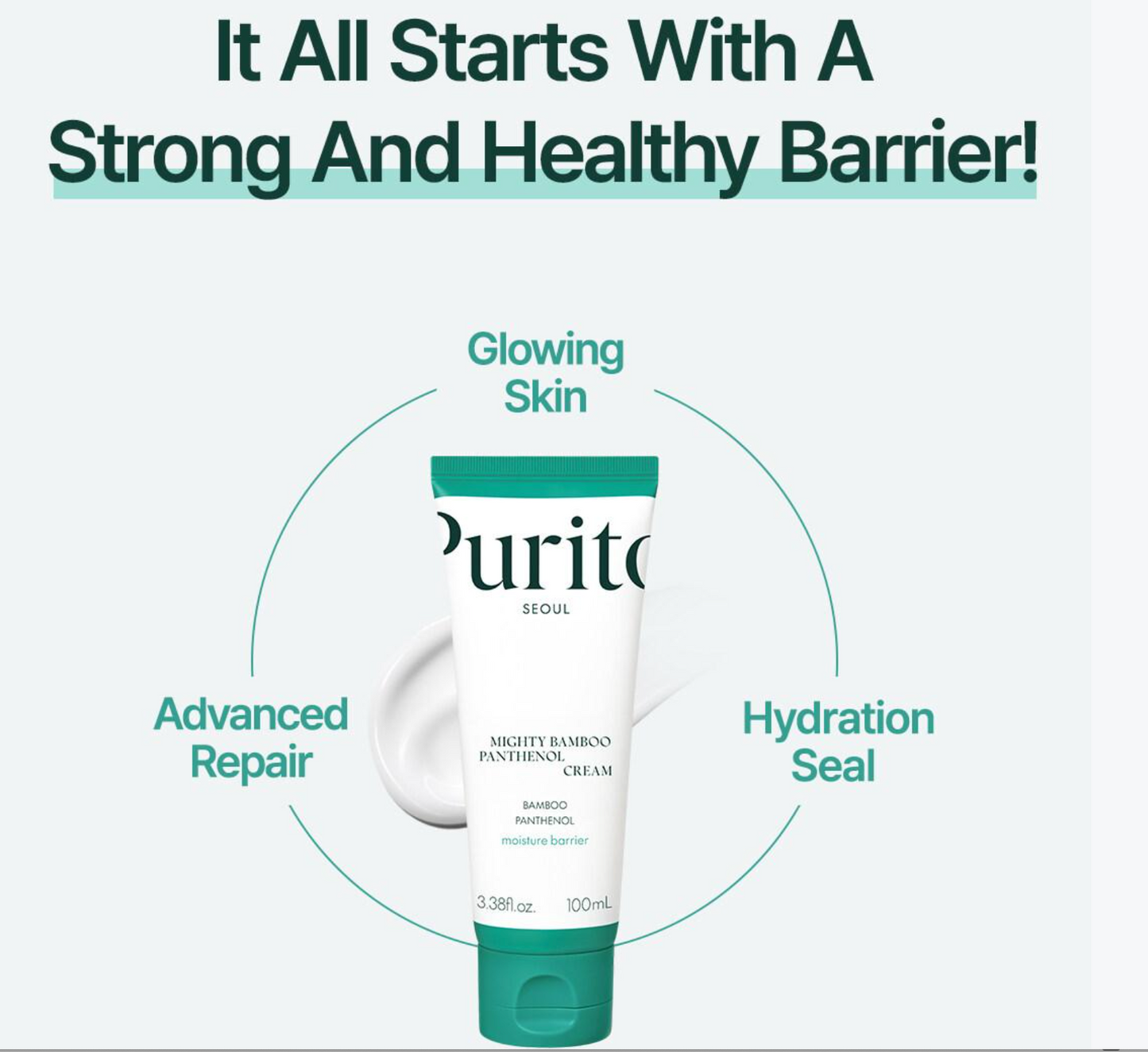 PURITO SEOUL | Hidratante. Mighty Bamboo Panthenol Cream – 100ml